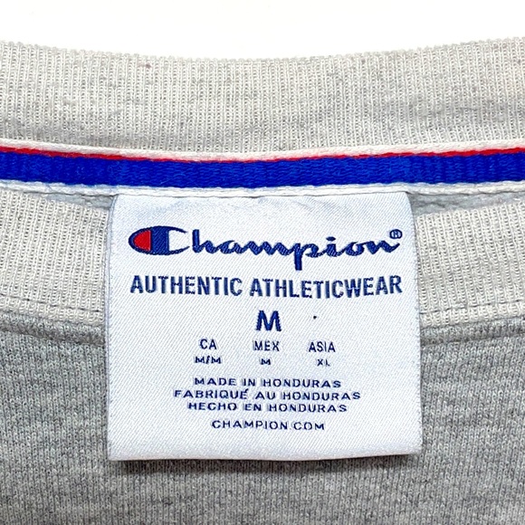 Champion Red Gray and Blue Champion Logo Womens Sweatshirt! - Picture 5 of 7